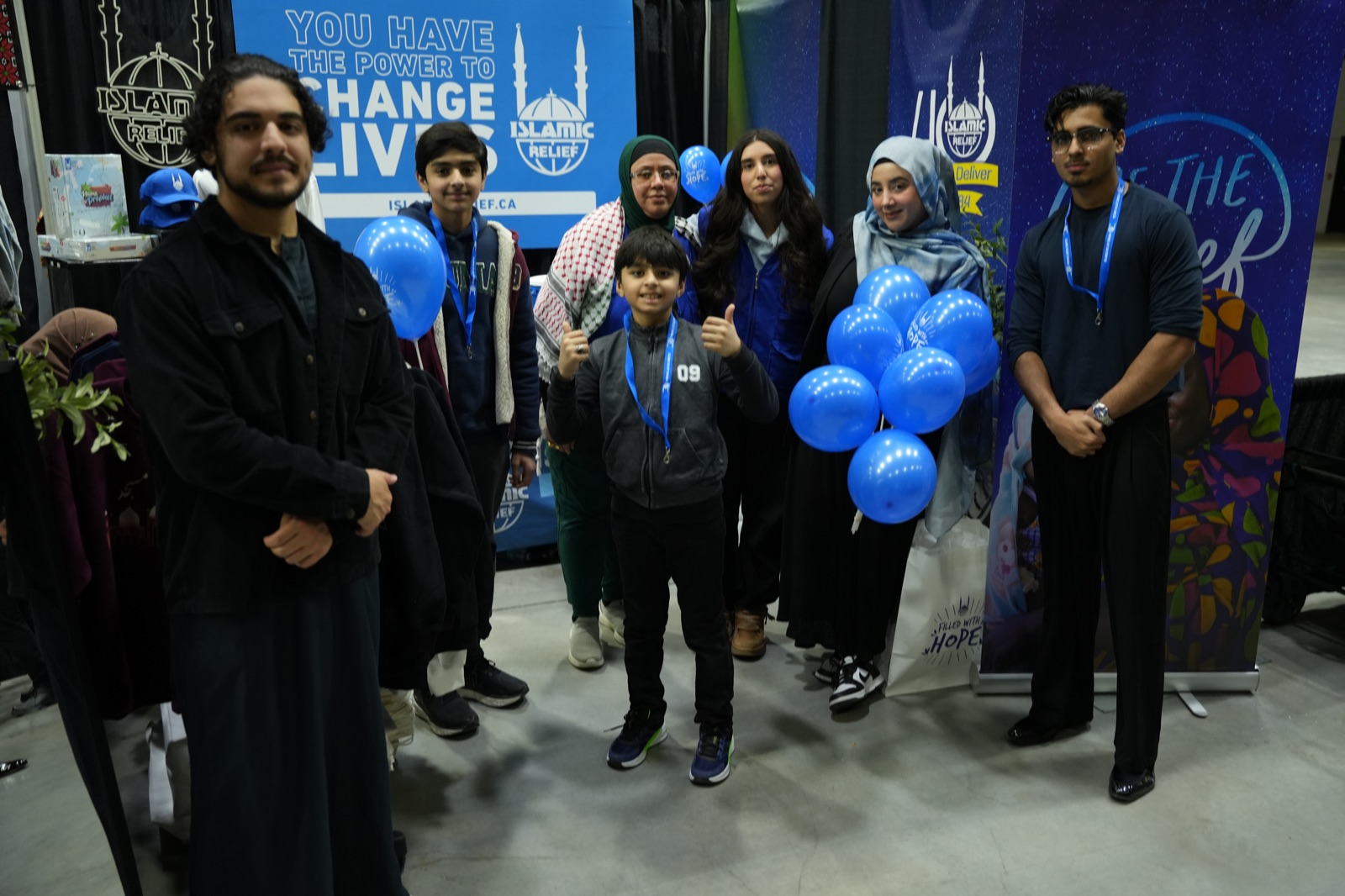 Youth group at the festival
